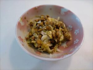 酢キャベツ納豆