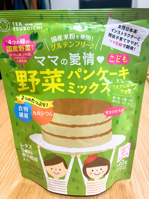 つぼ市製茶本舗「ママの愛情 こども野菜パンケーキミックス」