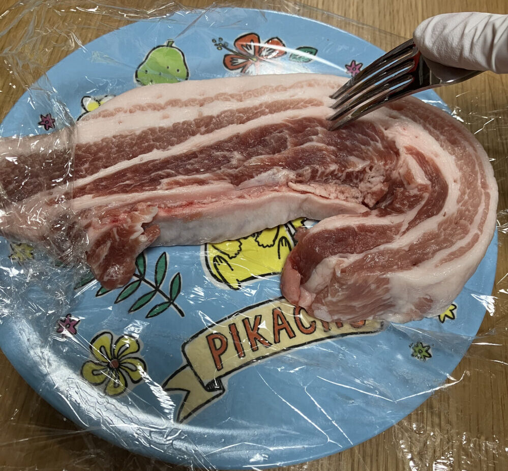 チャーシューはレンジで　豚バラ