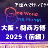 【関西万博レポ前編】最多来場者数更新日に子連れで大阪・関西万博2025へ行ってきた！予約なしで回れるコースと子どもの遊び場を解説