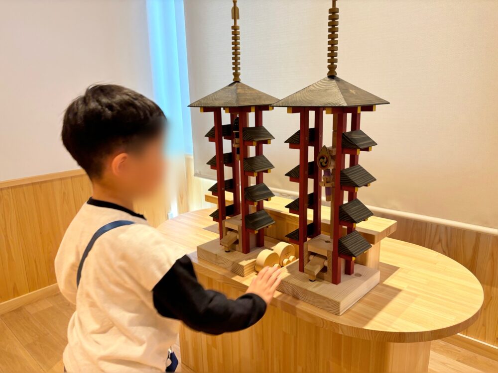 「奈良おもちゃ美術館」の平城京をモチーフにしたおもちゃ