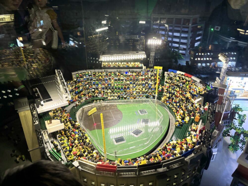 レゴランド大阪の「ミニランド」にあった甲子園球場