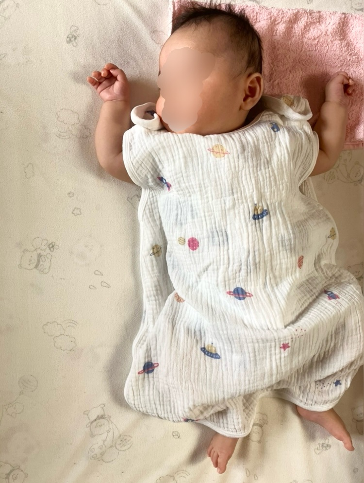 ケラッタ　イブル　2重ガーゼ　夏　スリーパー　新生児