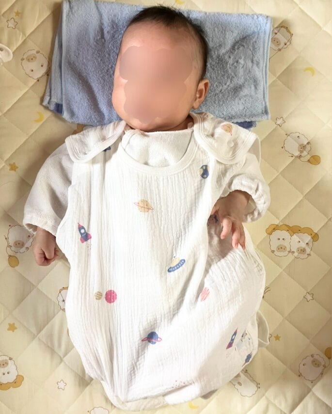 ケラッタ　イブル　2重ガーゼ　夏　スリーパー　新生児