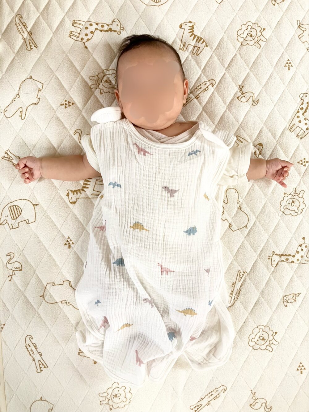ケラッタ　イブル　2重ガーゼ　夏　スリーパー　新生児