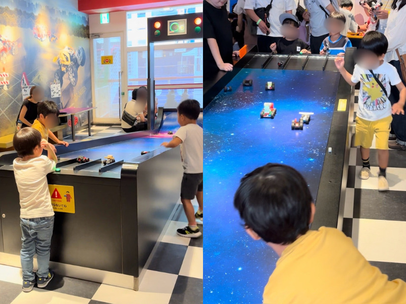 レゴランド大阪「ビルド＆テストゾーン」のテストトラック