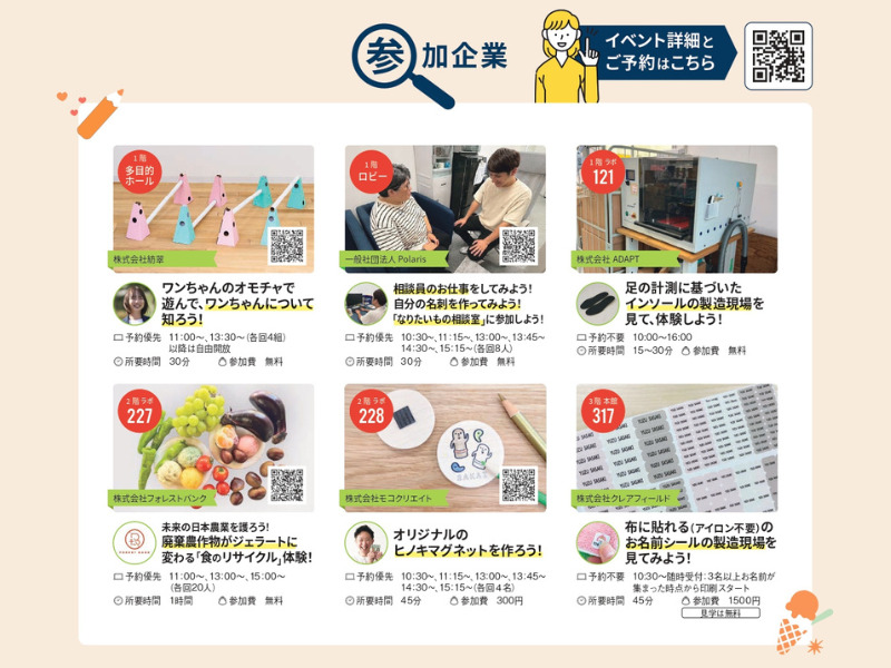 オープンファクトリー参加企業