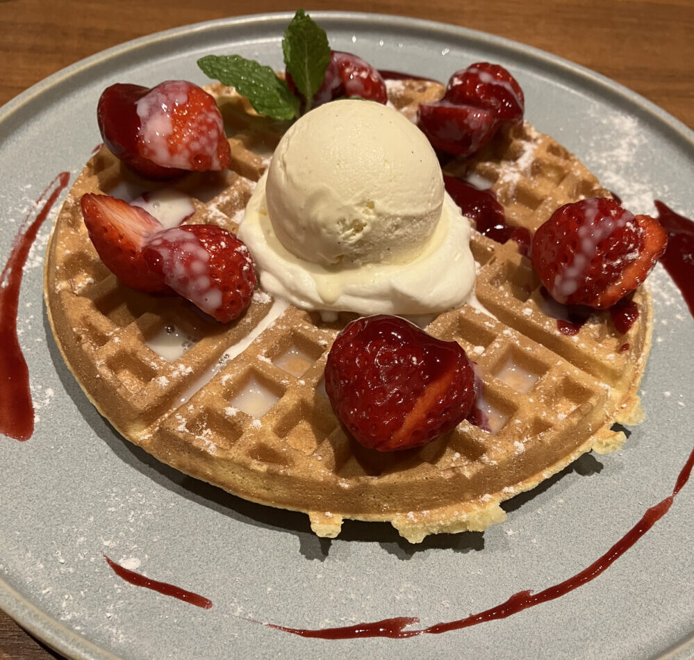 モロゾフ　三宮　神戸　本店　カフェ　ワッフル