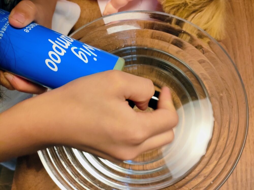 シャンプー水をつくる