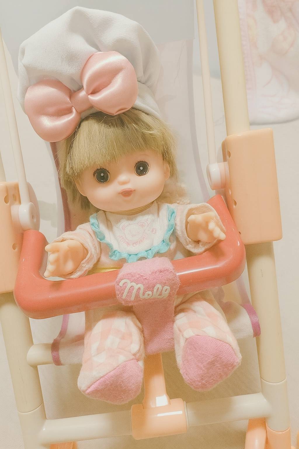 きれいになって遊んでもらうお人形さん