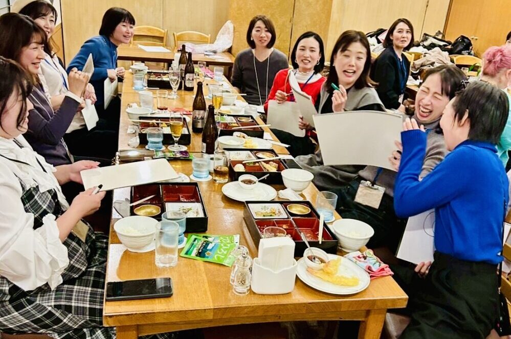 忘年会のゲーム絵しりとりでの大爆笑場面！