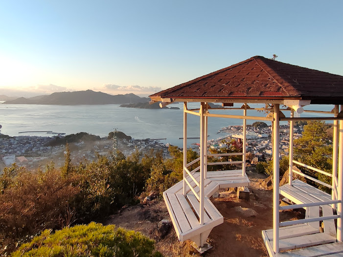 絶景の休憩場所