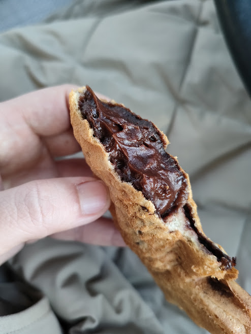 チョコクリームがたっぷり