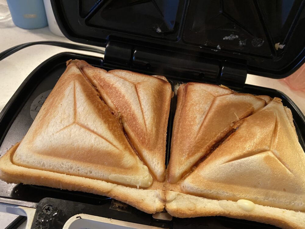 ホットサンドの写真