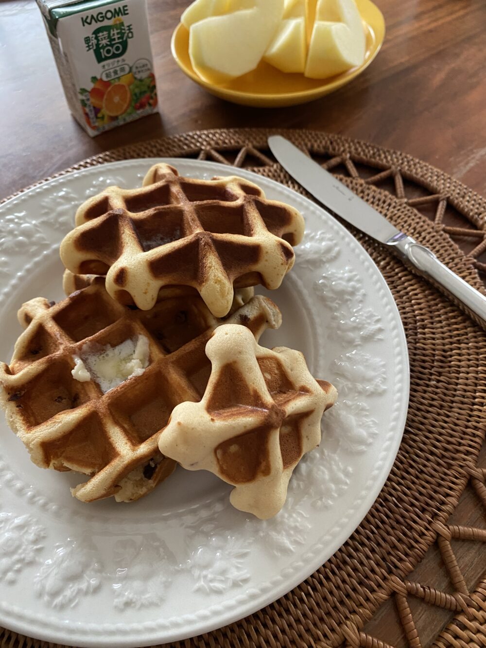 ワッフルの写真