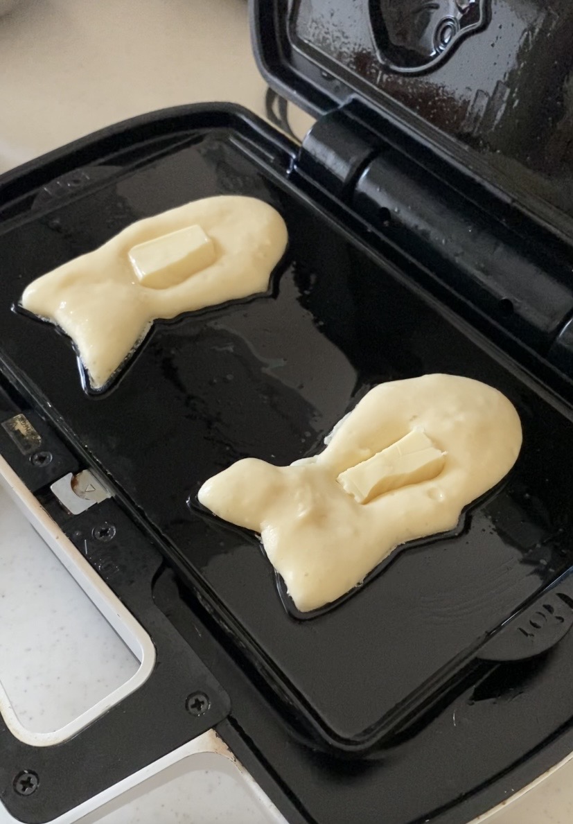 ホットサンドメーカーで作るたい焼きの焼き方