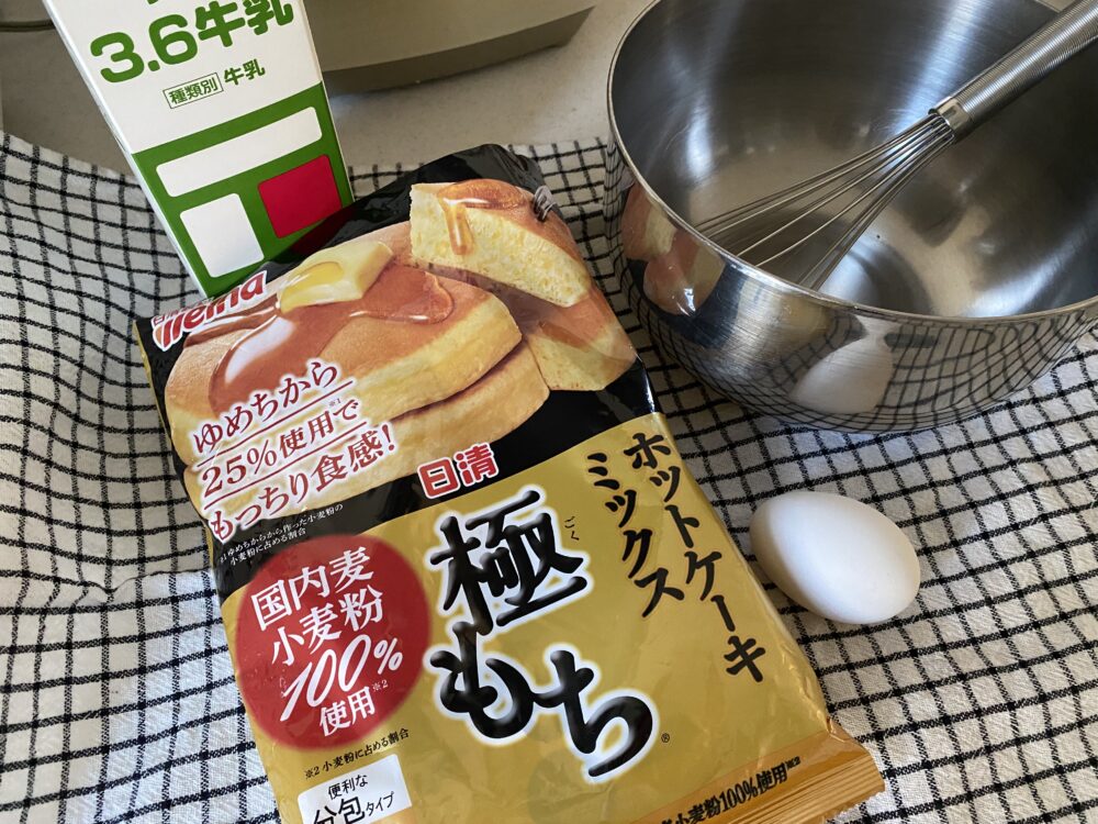 たい焼きの生地の材料写真