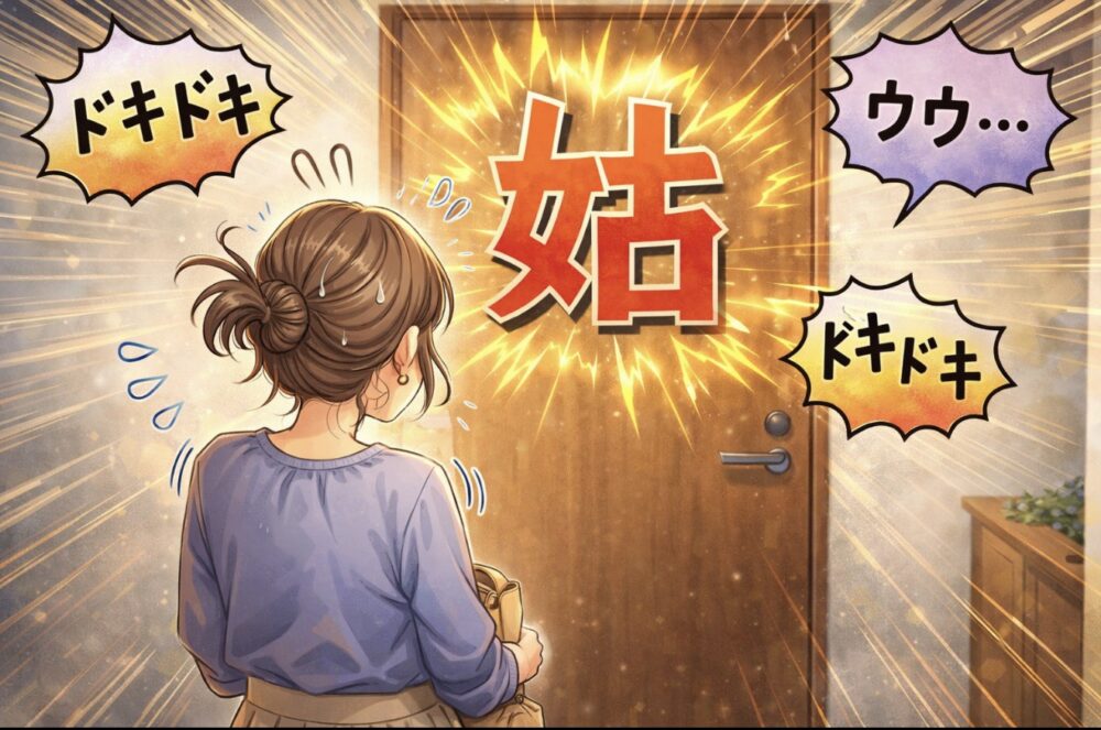 姑の部屋を訪れた女性