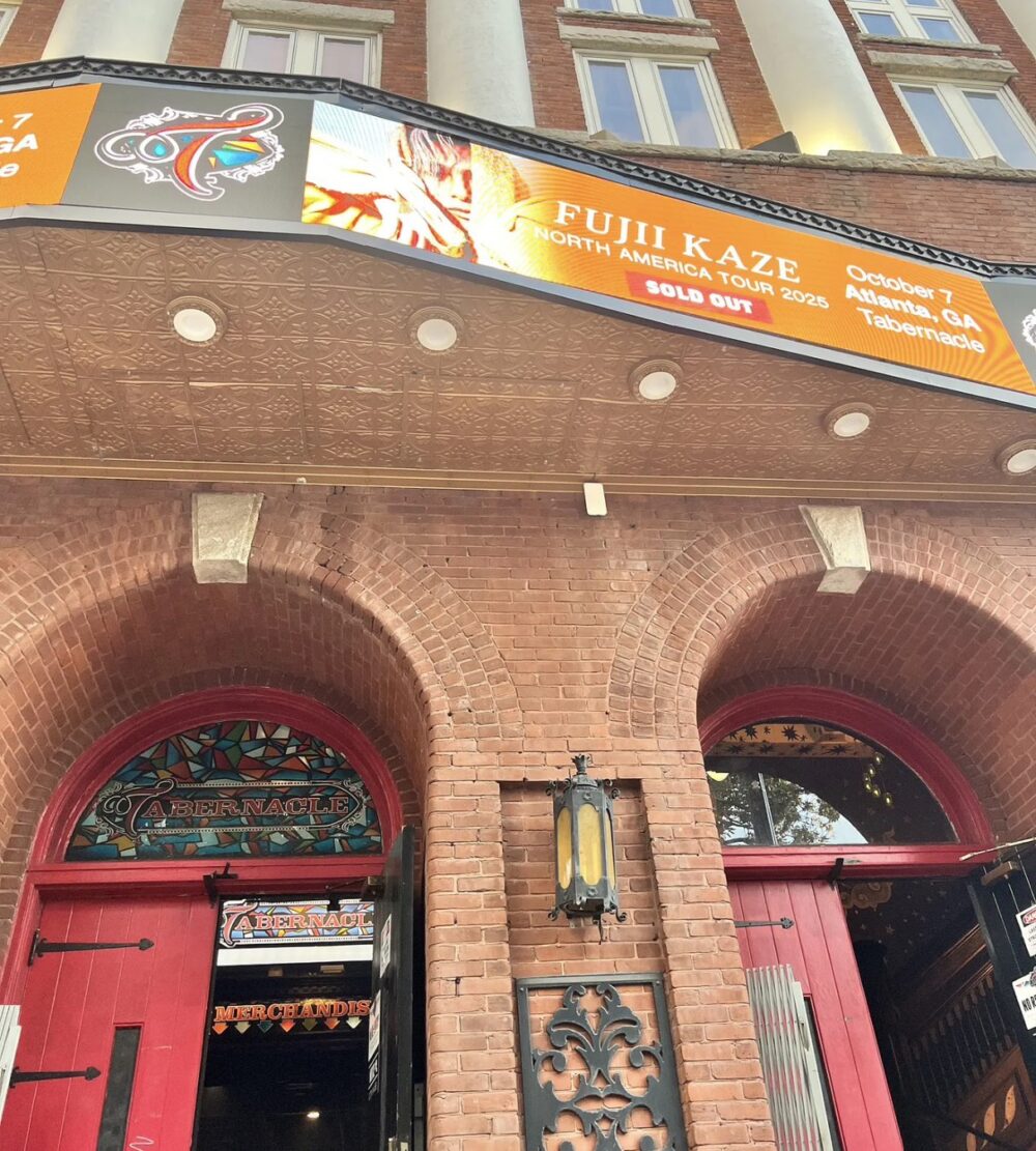 アトランタ、タバナクルのライブ会場　藤井風北米ツアー