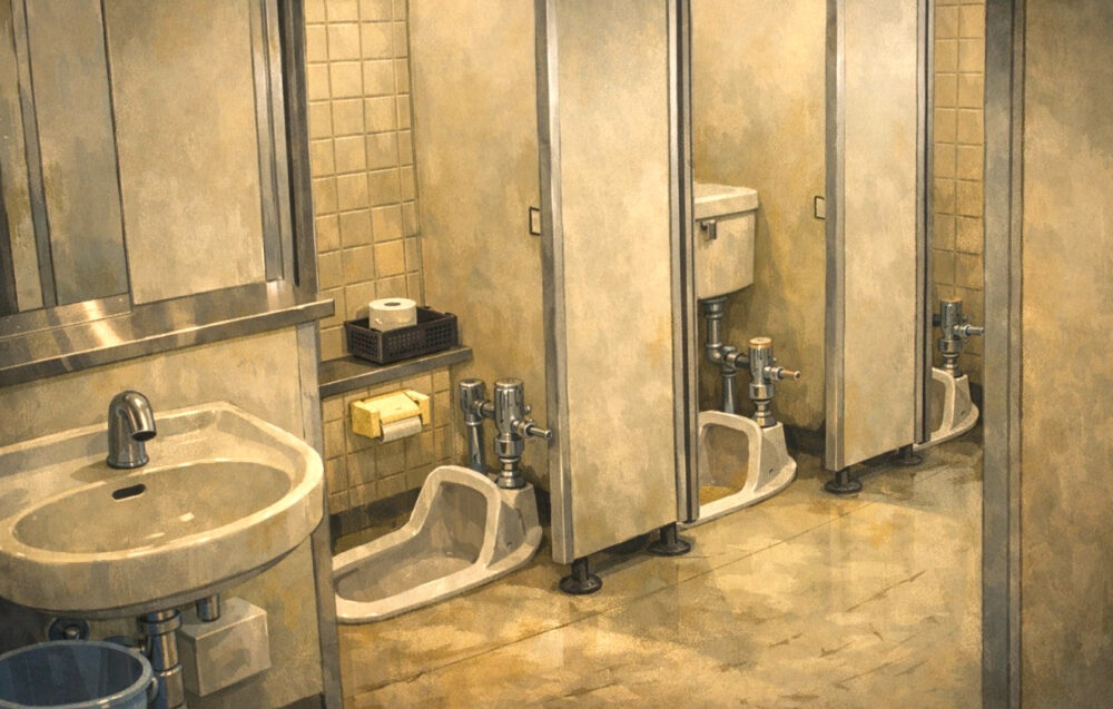 和式や昭和のトイレ