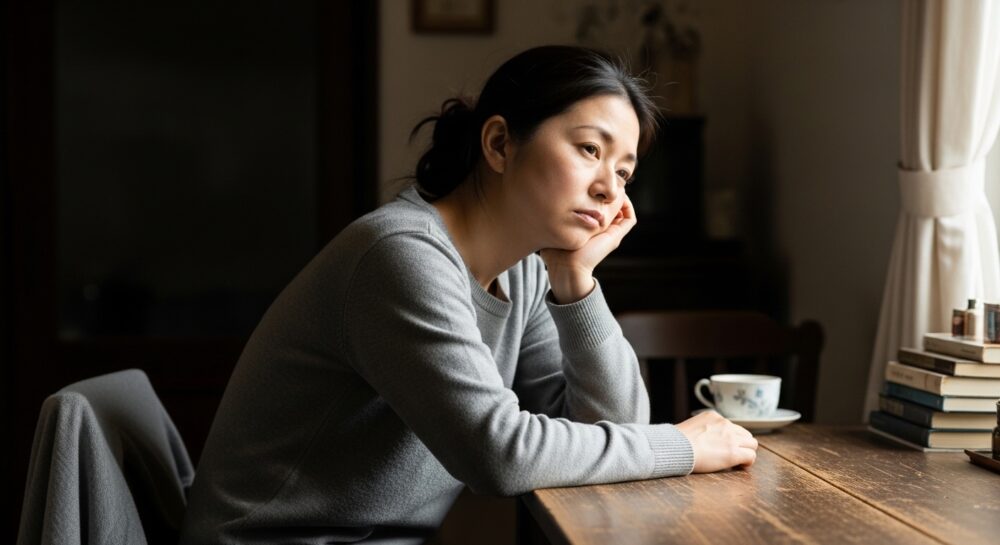 溜息がち