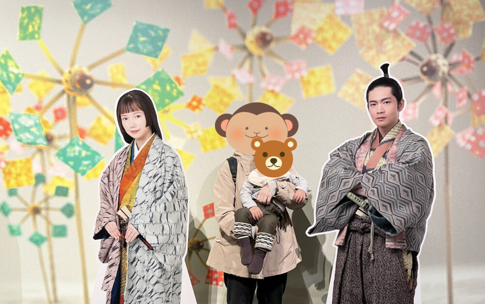 登場人物パネルとのフォトスポット