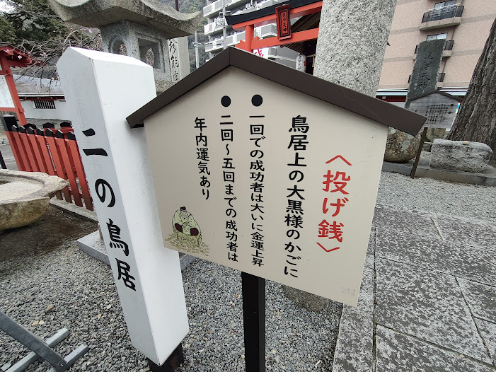 投げ銭の看板