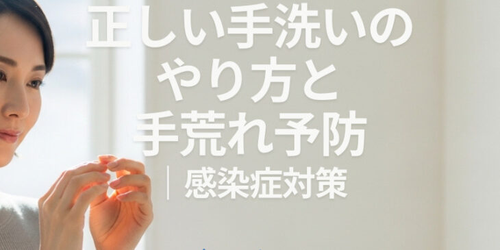 正しい手洗いのやり方と手荒れ防止