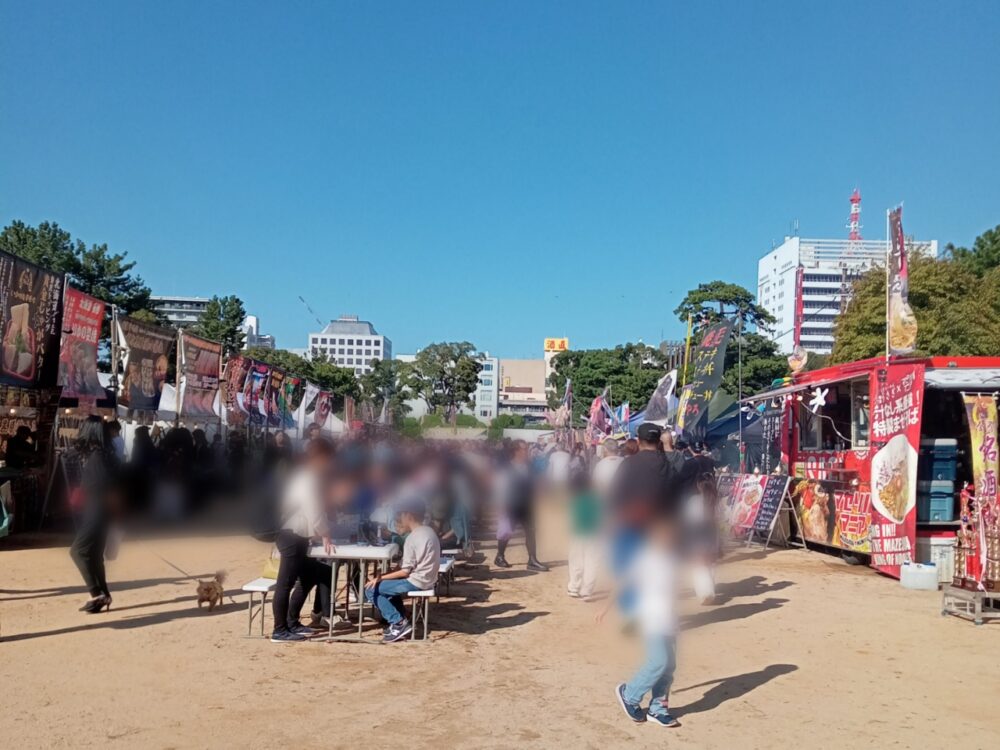 全肉祭の全体の風景