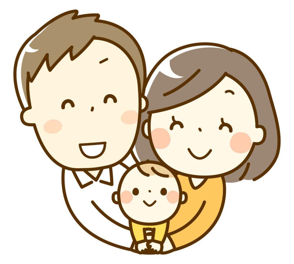 親子イラスト