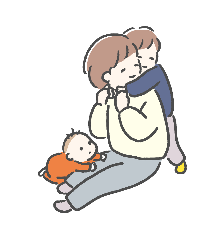 子ども　ハグ　大好き