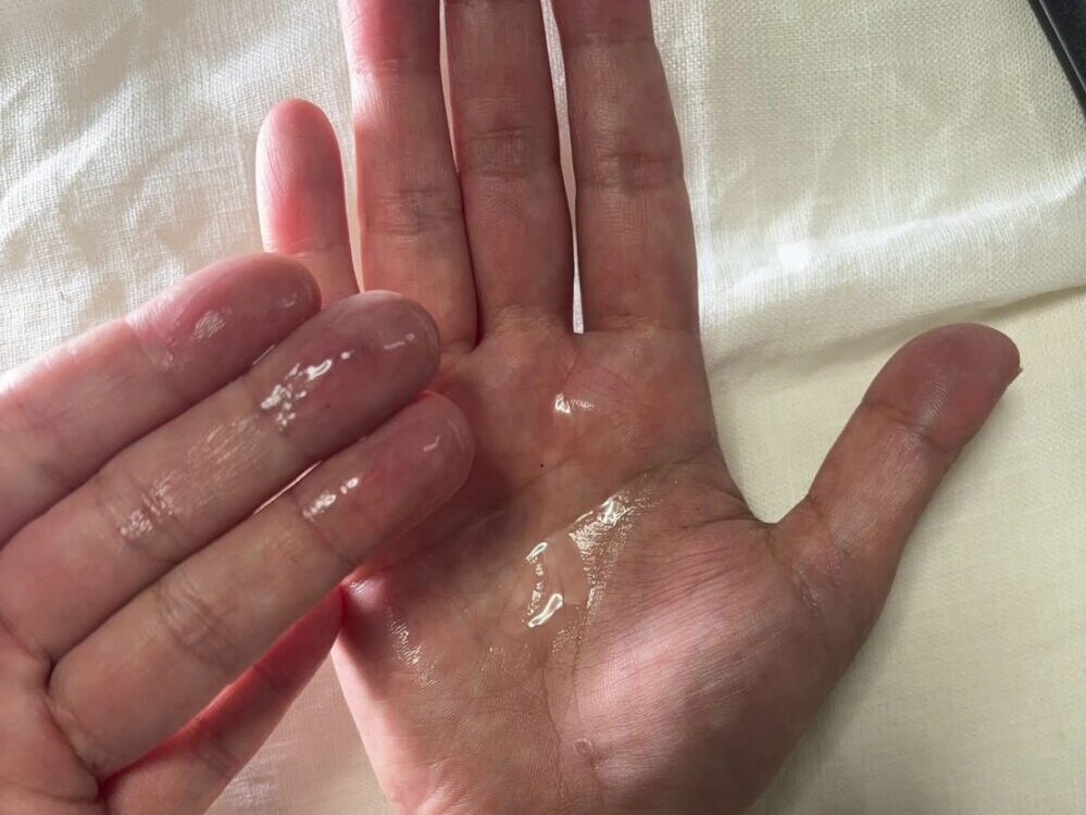 化粧水の伸びのイメージ